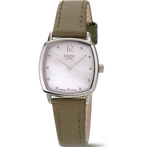 Boccia 3343-01 horloge dames titanium grijs