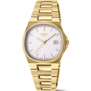 Boccia 3348-02 horloge dames titanium goud
