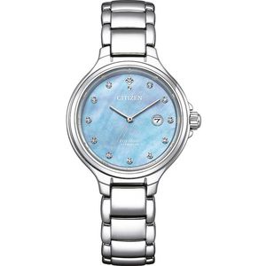 Citizen EW2680-84N Titanium horloge dames Eco-Drive Lichtblauw