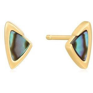 Ania Haie E049-01G Gold Arrow Abalone Ear Studs Goud