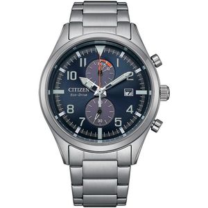 Citizen CA7028-81L horloge Eco-Drive Chrono Blauw