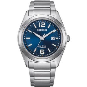 Citizen AW1641-81L horloge Eco-Drive Blauw Titanium