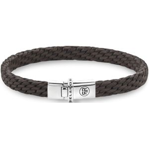 Rebel and Rose Woven Small Brown RR-L0160-S-M Armband 17,5cm