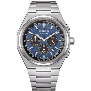 Citizen CA4610-85L horloge Eco-Drive Chrono Titanium Blauw