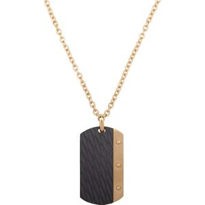 Aze Jewels Necklace Dogtag - Dore Collier 70+10cm AZ-NL001-B-080