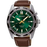 Seiko SKA791P1 Horloge Kinetic Groen