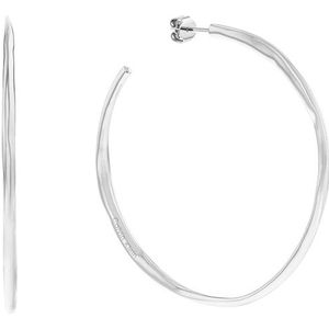 Calvin Klein CK Molten Pebble Hoop oorbellen CJ35000111 Zilver