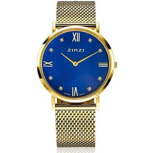 Zinzi horloge ZIW547M Roman Gold Blue