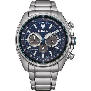 Citizen CA4560-81L horloge Eco-Drive Chrono Blauw