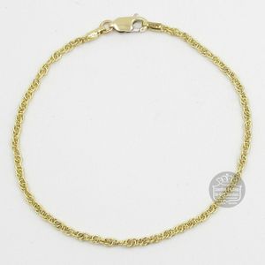 Fjory Gouden Singapore Koord Armband 40-SK0219 19cm