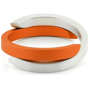 Clic armband A1O oranje en mat