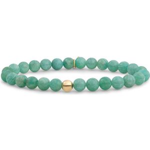 Sparkling Jewels Rich Green Amazonite Saturn 6mm Armband SBG-GEM57-ADD-6MM