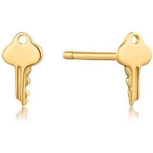 Ania Haie 14kt Gold EAU001-20YG Key Stud Oorbellen Goud