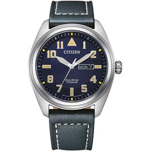 Citizen BM8560-45LE horloge Eco-Drive Titanium Blauw