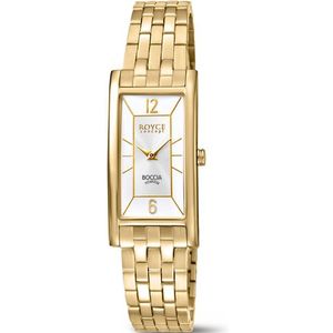 Boccia 3352-04 horloge dames titanium goud