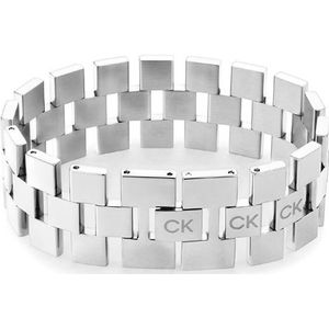 Calvin Klein CK Geometric armband CJ35000243 Zilver