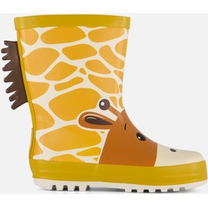 Angro XQ 3D Giraffe Regenlaarzen oranje Rubber