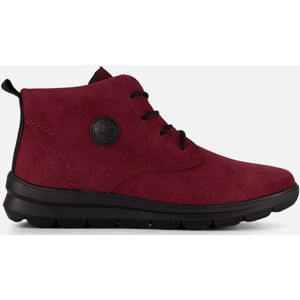 Rieker Veterboots bordeaux Suede