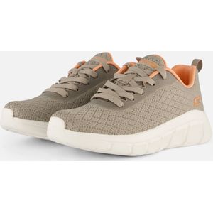 Skechers Bobs B Flex Sneakers taupe Textiel