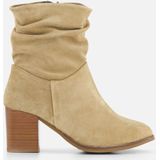 Cellini enkellaarsjes beige Suede