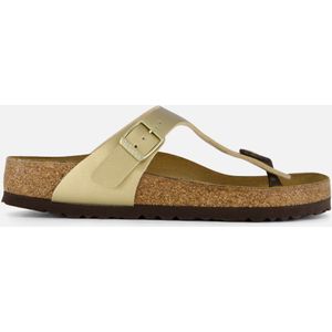 Birkenstock Gizeh Slippers goud Imitatieleer