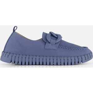 Ilse Jacobsen Tulip Loafers blauw Microvezel