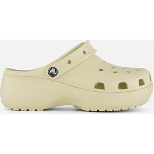 Crocs Classic Platform Clog W Slippers beige