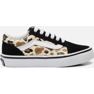 Vans Old Skool Leopard Glitter Sneakers zwart