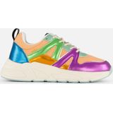 POSH by Poelman Sneakers zilver Synthetisch