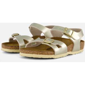 Birkenstock Rio Kids Sandalen goud Imitatieleer