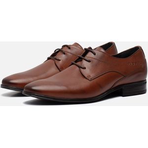 Bugatti Mevit Veterschoenen cognac Leer