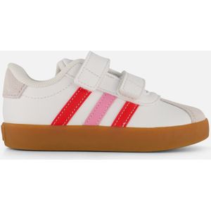 Adidas VL Court Sneakers wit Imitatieleer Dames