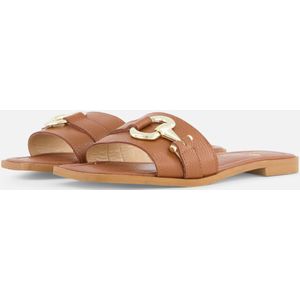 Linea Zeta Sandalen cognac Leer