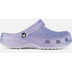Crocs Classic Glitter Clog Slippers paars