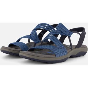 Skechers Reggae Slim Sandalen blauw Textiel