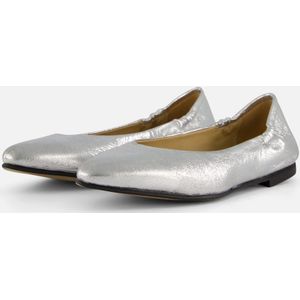 Linea Zeta Ballerina's zilver Leer