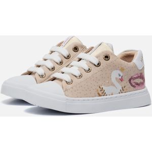 Shoesme Zwaan Babyschoenen beige Leer