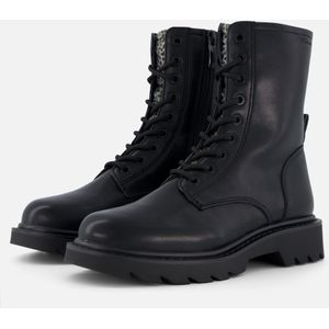 Tamaris Veterboots zwart Imitatieleer