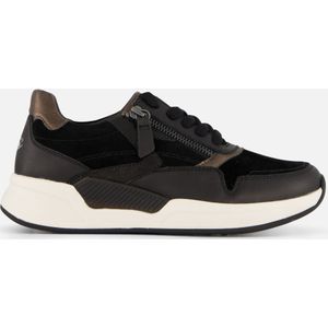 Gabor Rollingsoft sneakers zwart Suede