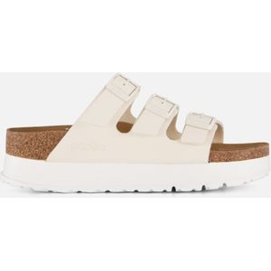 Birkenstock, Dames, Schoenen, Beige, Maat: 35 EU Synthetisch,