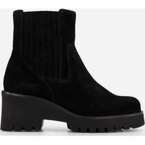 Gabor Chelsea boots zwart Suede