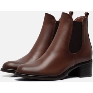 Linea Zeta Chelsea boots bruin Leer