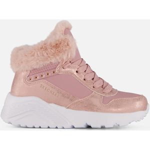 Skechers uno lite comfurt collar veterboots roze