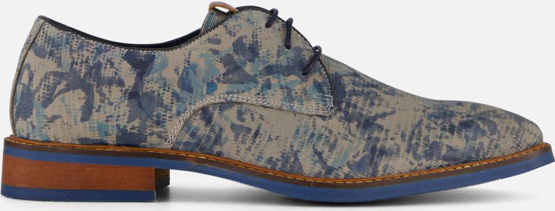 Vertice Veterschoenen blauw Leer