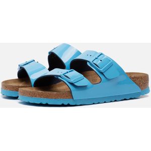 Birkenstock Arizona Sandalen blauw Lak