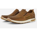 Outfielder Instappers cognac Nubuck