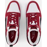 Puma Rebound v6 Sneakers wit Imitatieleer