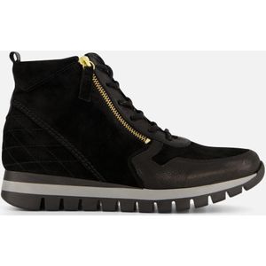 Gabor Veterboots zwart Suede