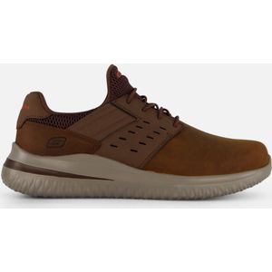 Skechers Delson 3.0 Ezra Sneakers bruin Leer