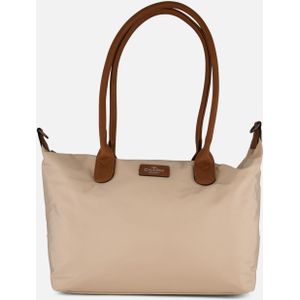 Charm London Buckingham Hand & Schoudertas Shopper Tote Bag Zand